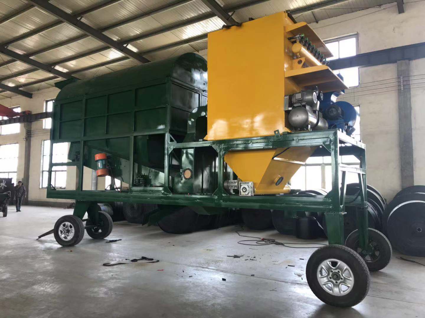 移动式脉冲除尘滚振筛